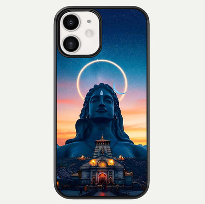 Eternal Shiva Aura Glass Case For iphone-12 by Custom World