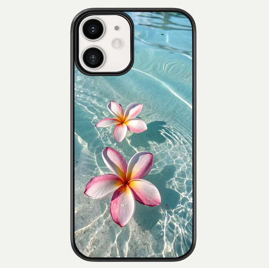 Floating Bloom Bliss Glass Case For iphone-12 by Custom World