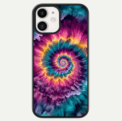 Galactic Spiral Burst Glass Case For iphone-12 by Custom World