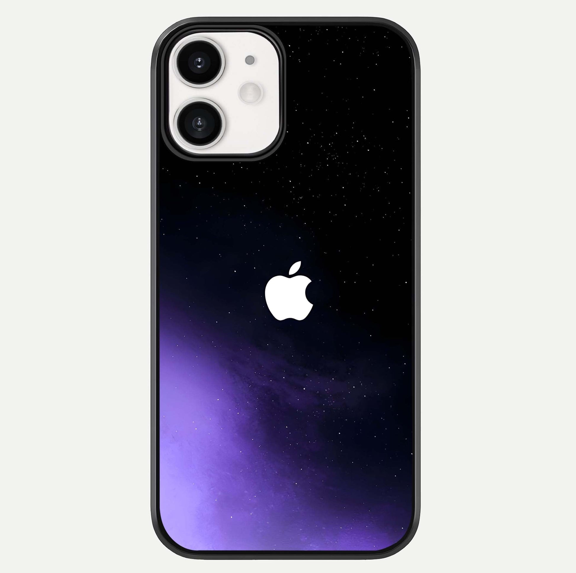 Galaxy Apple Aura Glass Case For iphone-12 by Custom World