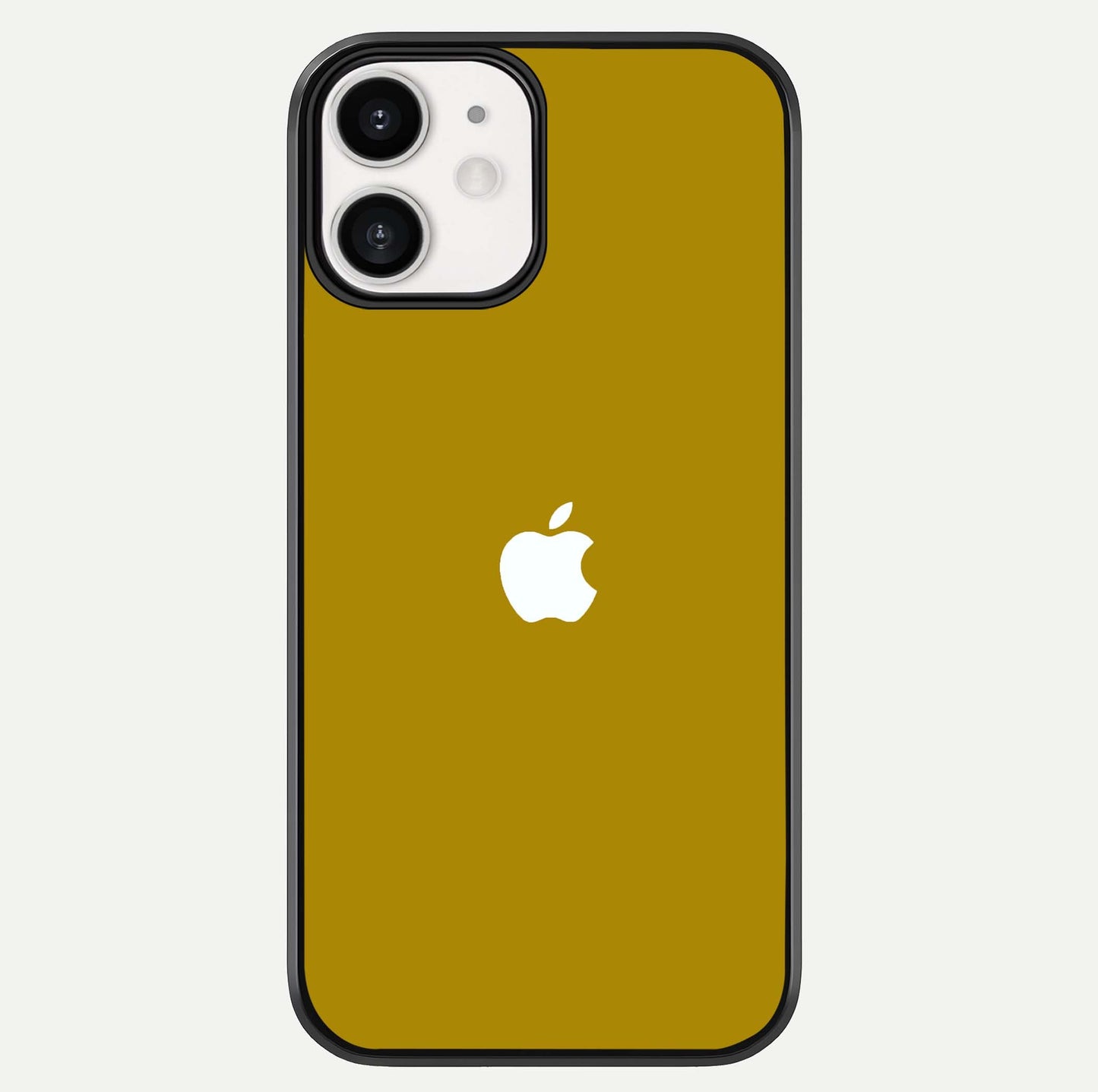 Golden Luxe Aura Glass Case For iphone-12 by Custom World