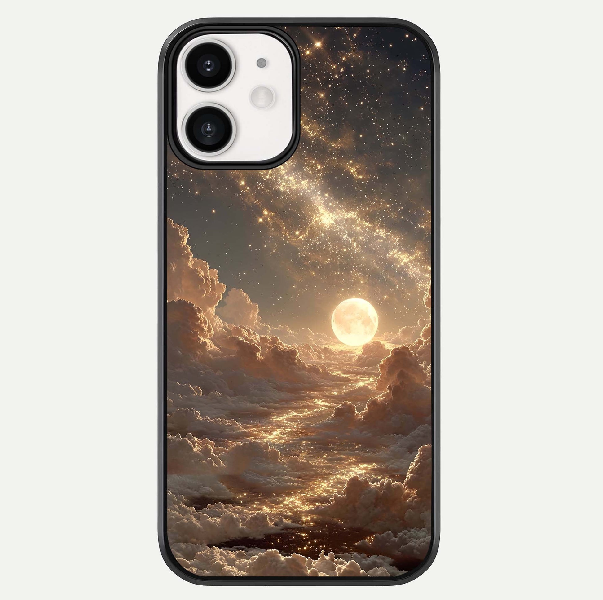Golden Sky Dream Glass Case For iphone-12 by Custom World