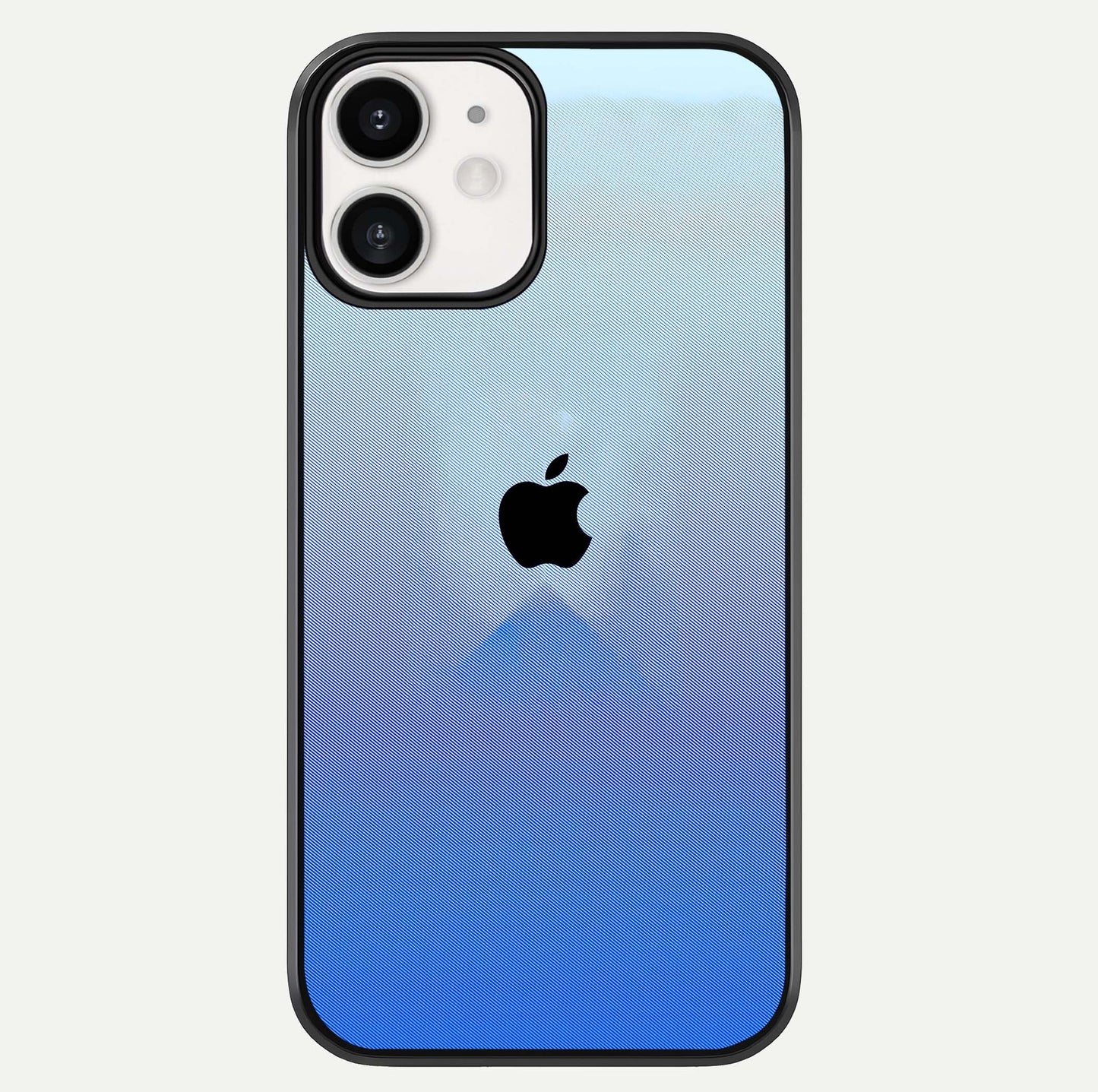 Gradient Apple Vibe Glass Case For iPhone 12 Mini by Custom World