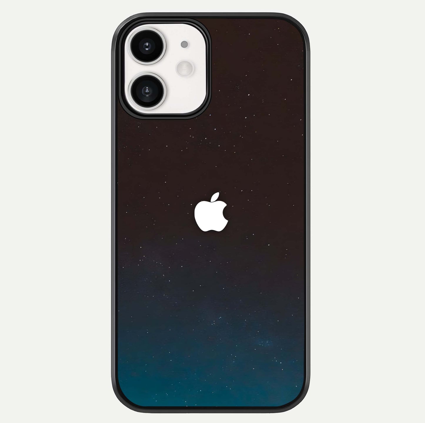 Green Emerald Apple Logo Glass Case For iphone-12 by Custom World