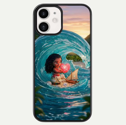 Heart of Ocean Glass Case For iphone-12 by Custom World