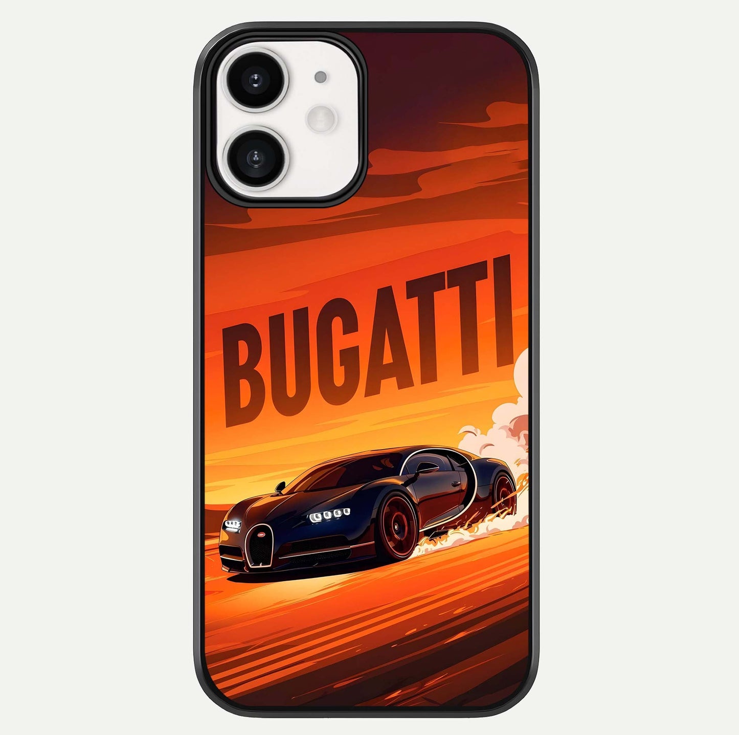 Inferno Bugatti Storm Glass Case For iphone-12 by Custom World