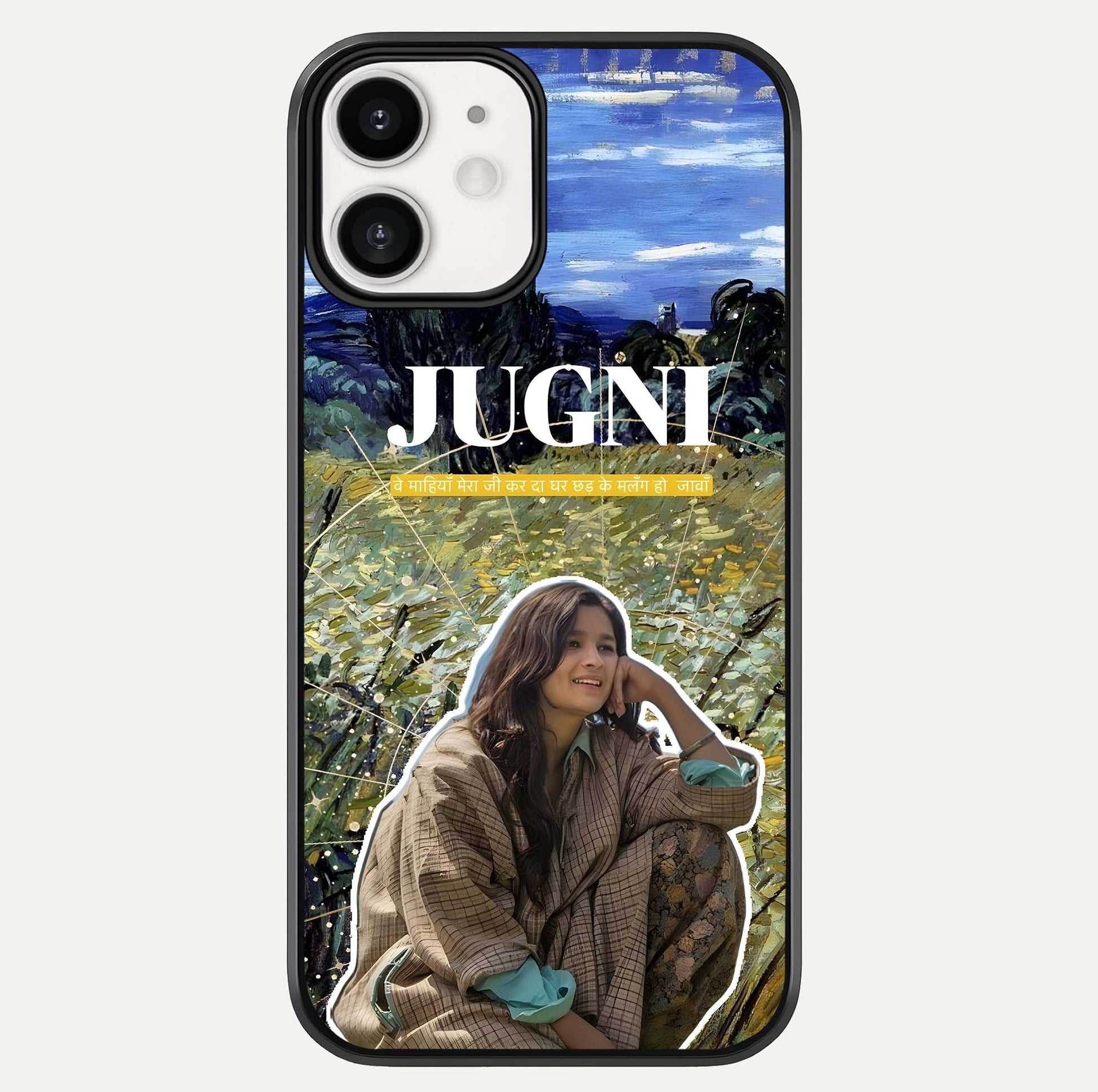Jugni Soul Vibes Glass Case For iphone-12 by Custom World