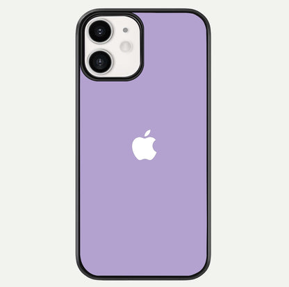 Lavender Soft Minimal Glass Case For iPhone 12 Mini by Custom World