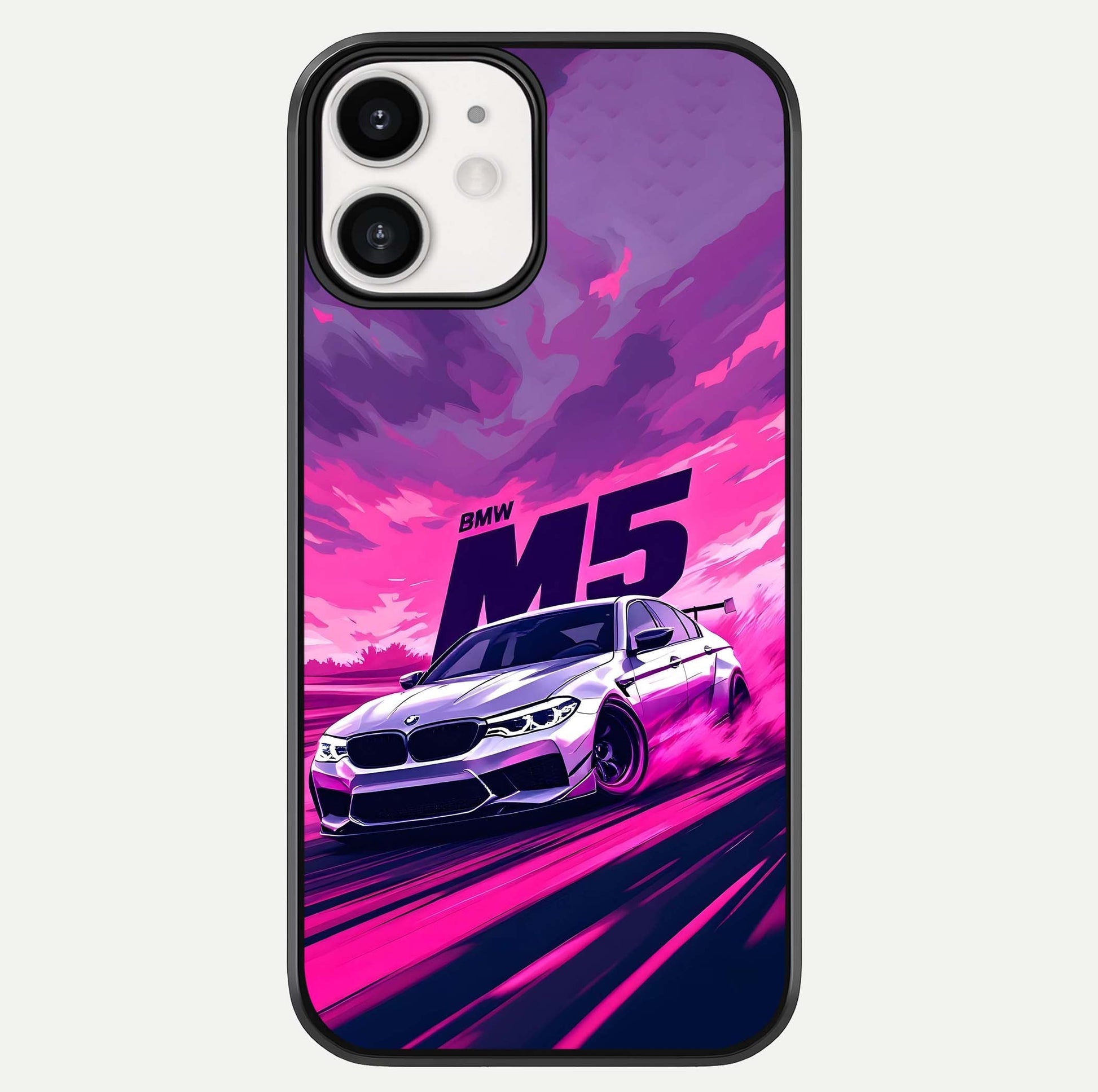 MS Neon Car Glass Case For iphone-12 by Custom World