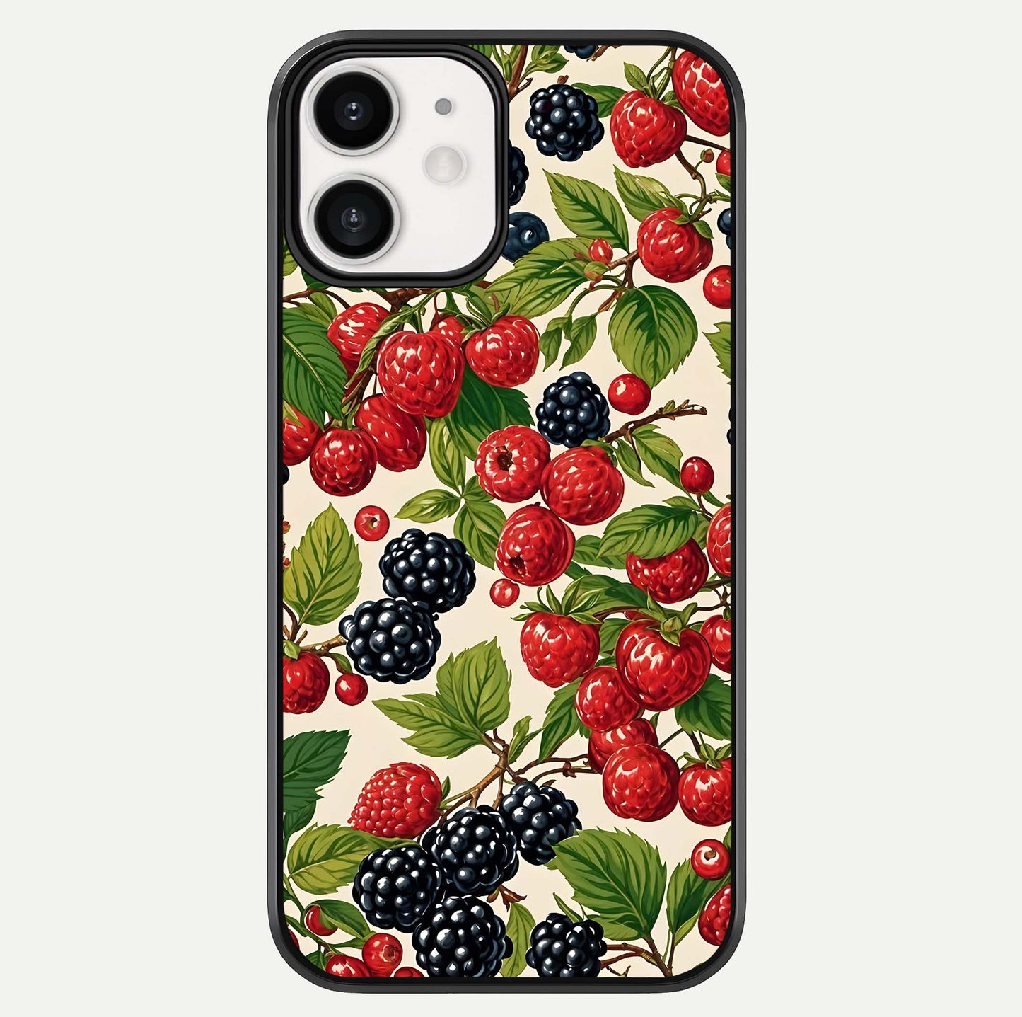 Mixed Berry Collage Glass Case For iphone-12 by Custom World