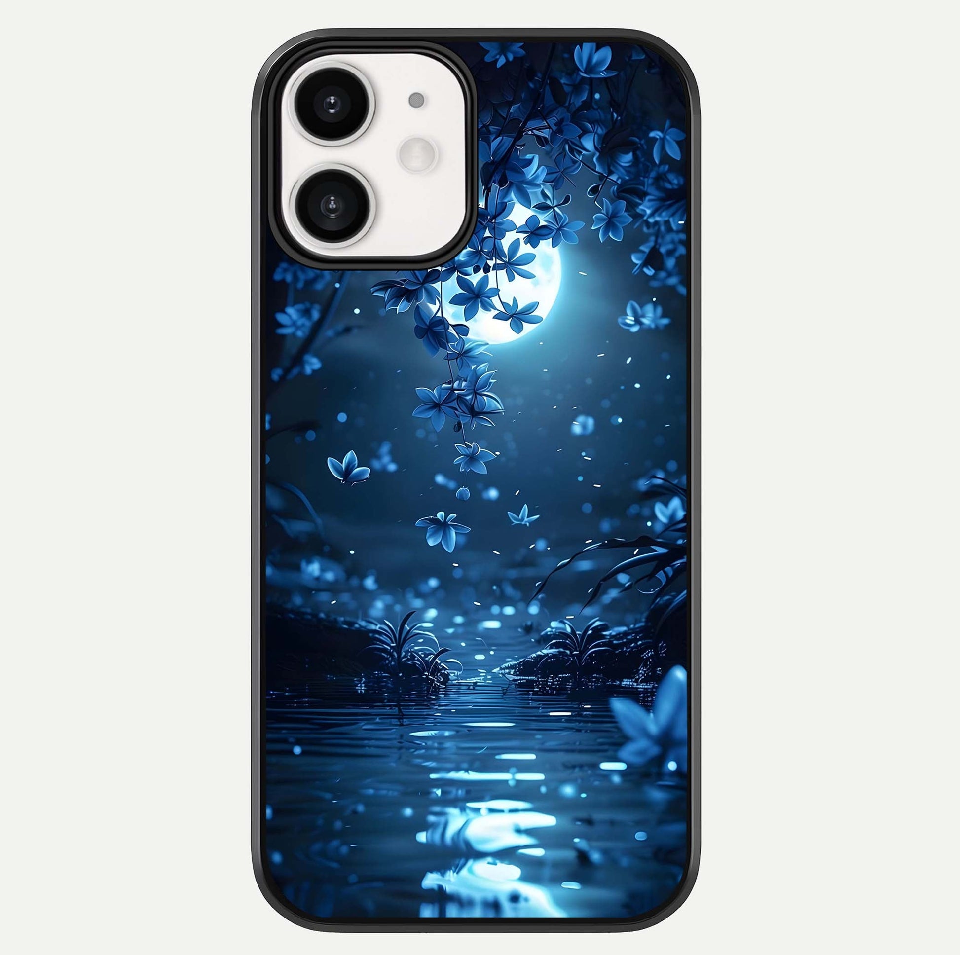 Moonlight Petal Dream Glass Case For iphone-12 by Custom World