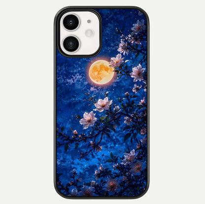 Moonlit Blossoms Night Glass Case For iphone-12 by Custom World