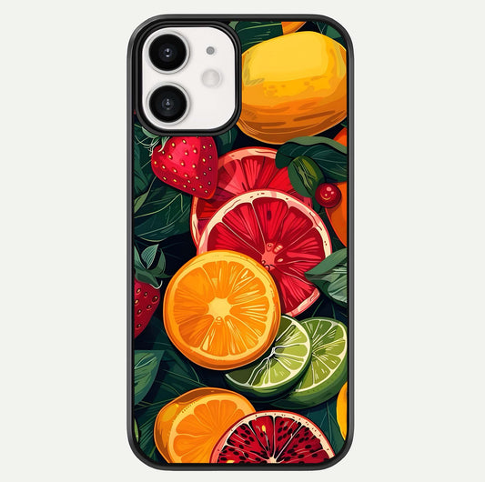 Multiple Fruits Glass Case For iphone-12 by Custom World