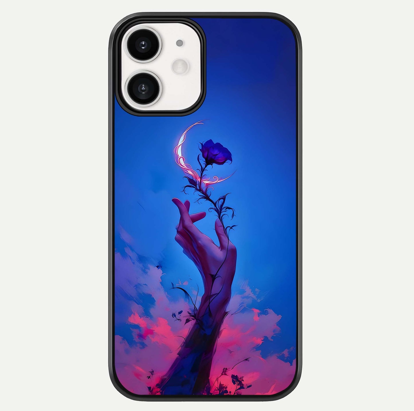 Mystic Hand Glass Case For iphone-12 by Custom World