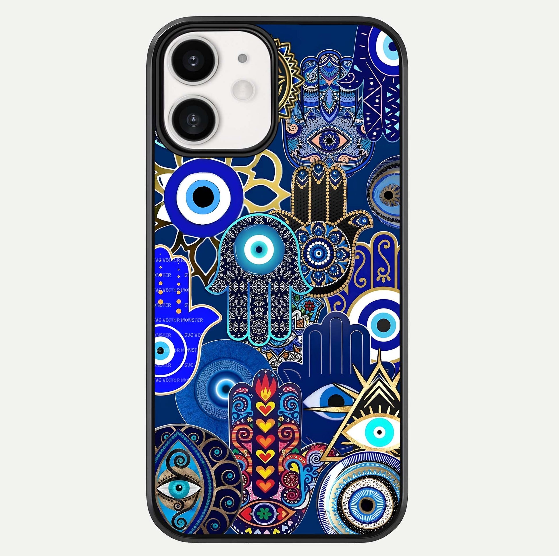 Mystic Palm Guard Glass Case For iphone-12 by Custom World