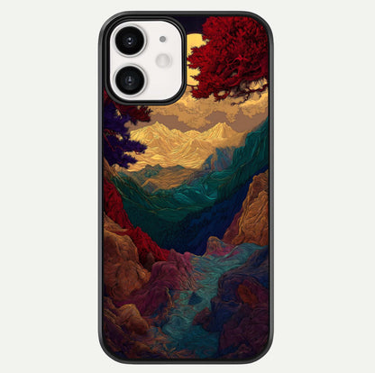 Mystic Valley Light Glass Case For iphone-12 by Custom World
