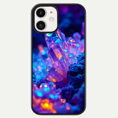 Neon Aura Shards Glass Case For iphone-12 by Custom World