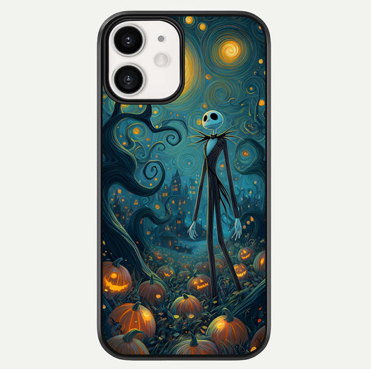Pumpkin Moonlight Tale Glass Case For iphone-12 by Custom World