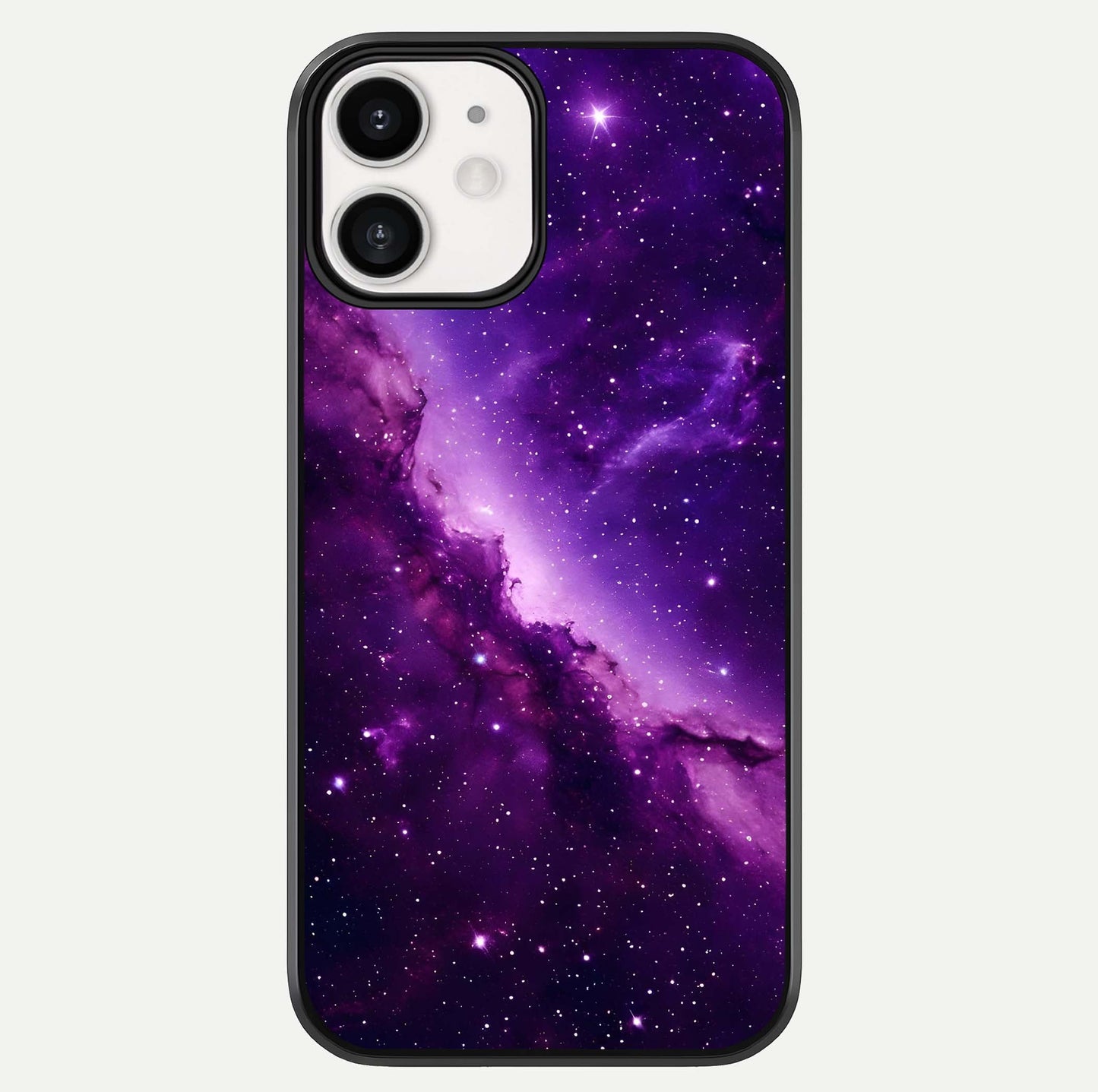 Purple Shade Sky Glass Case For iphone-12 by Custom World