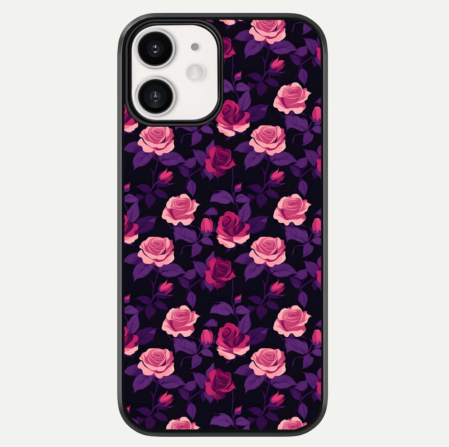 Rose Garden Twilight Glass Case For iphone-12 by Custom World