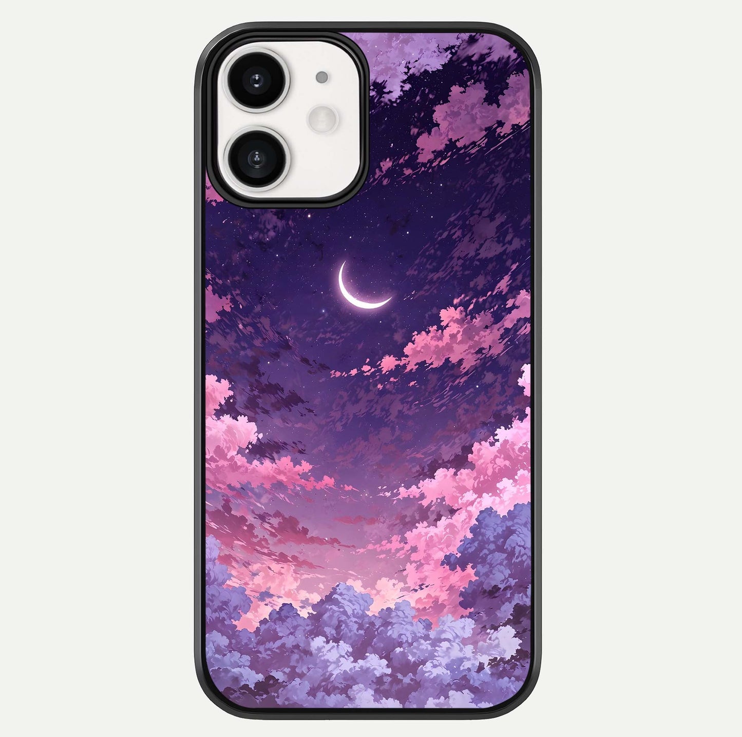 Sky Drift Clouds Glass Case For iphone-12 by Custom World