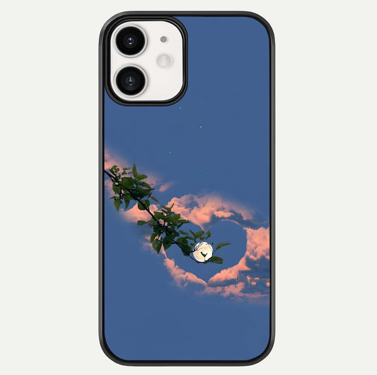 Sky Under Tree Glass Case For iphone-12 by Custom World