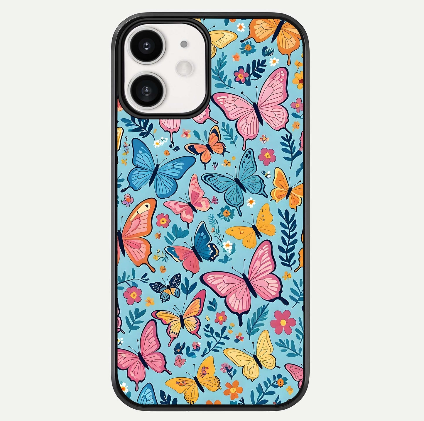 Spring Wing Garden Glass Case For iphone-12 by Custom World