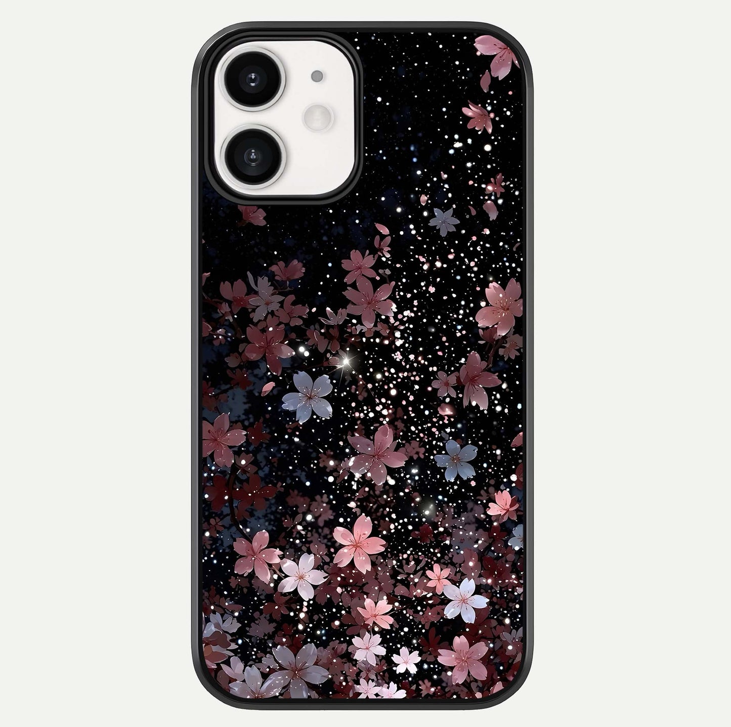 Starlit Flower Dreams Glass Case For iphone-12 by Custom World