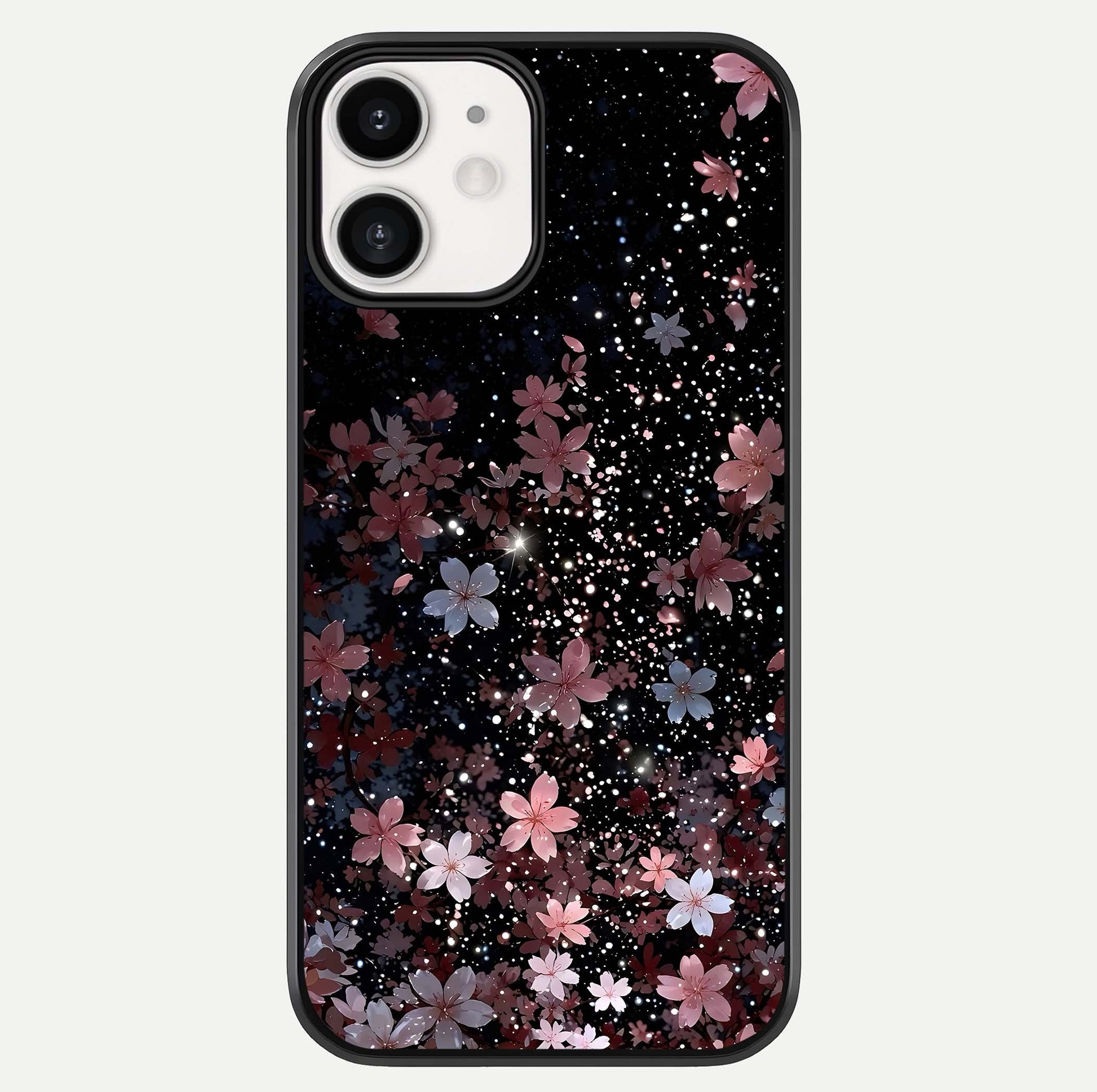 Starlit Flower Dreams Glass Case For iphone-12 by Custom World