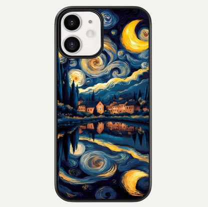 Starry Sky Serenity Glass Case For iphone-12 by Custom World