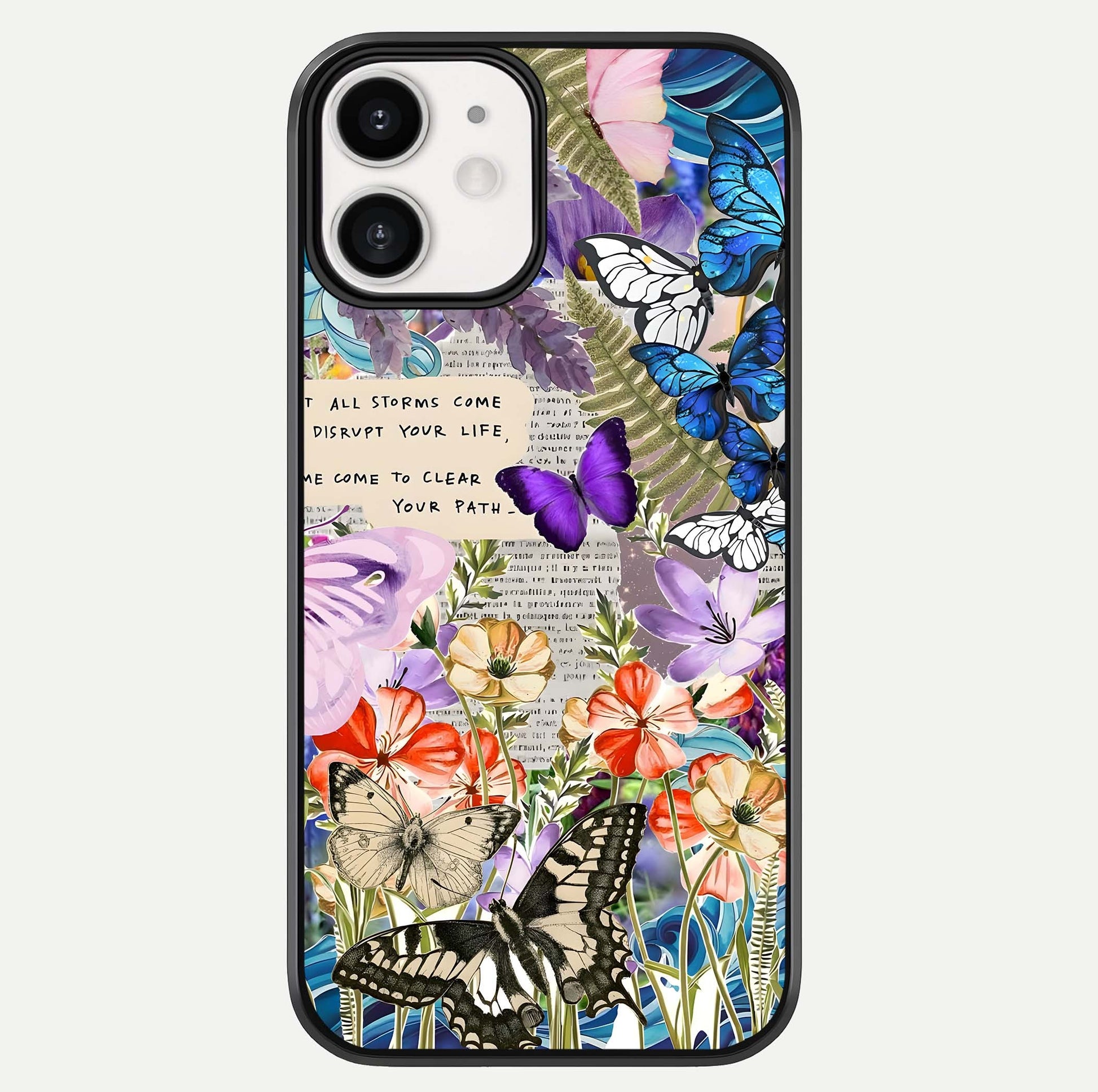 Storm Path Bloom Glass Case For iphone-12 by Custom World