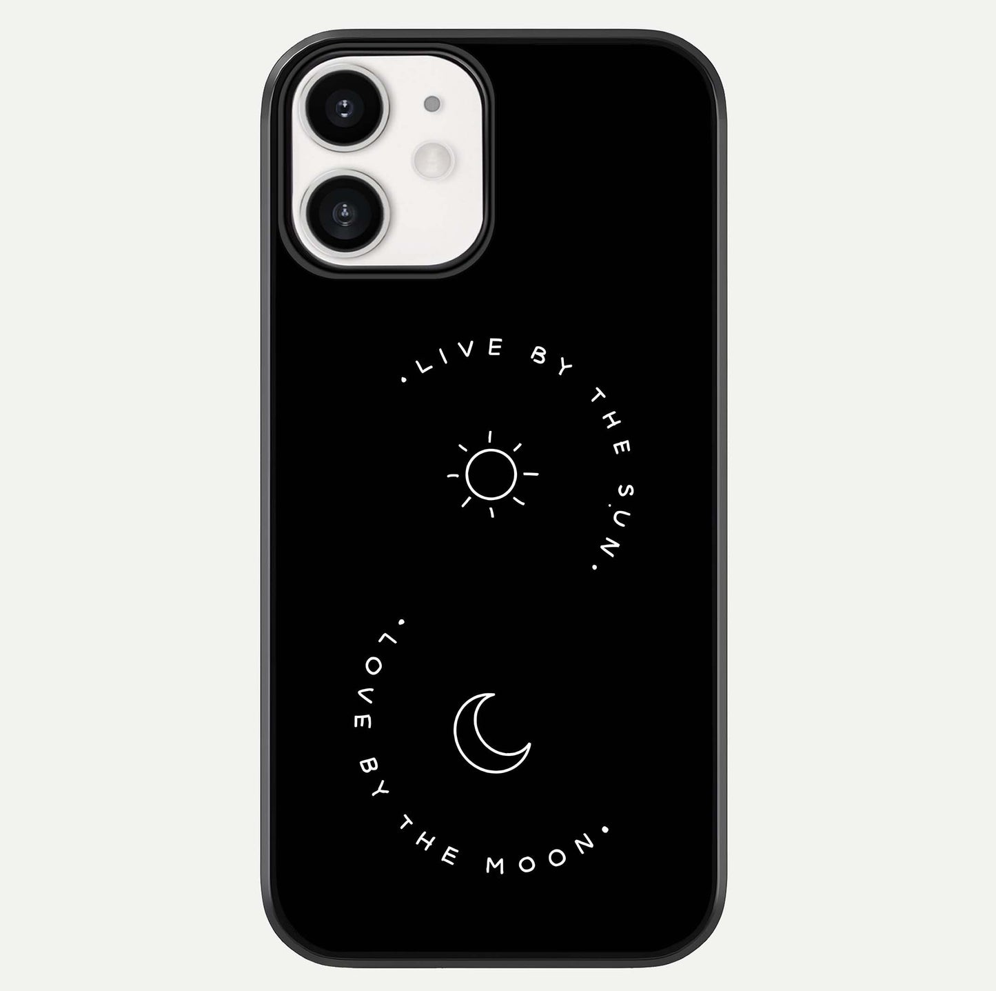 Sun Moon Balance Glass Case For iphone-12 by Custom World