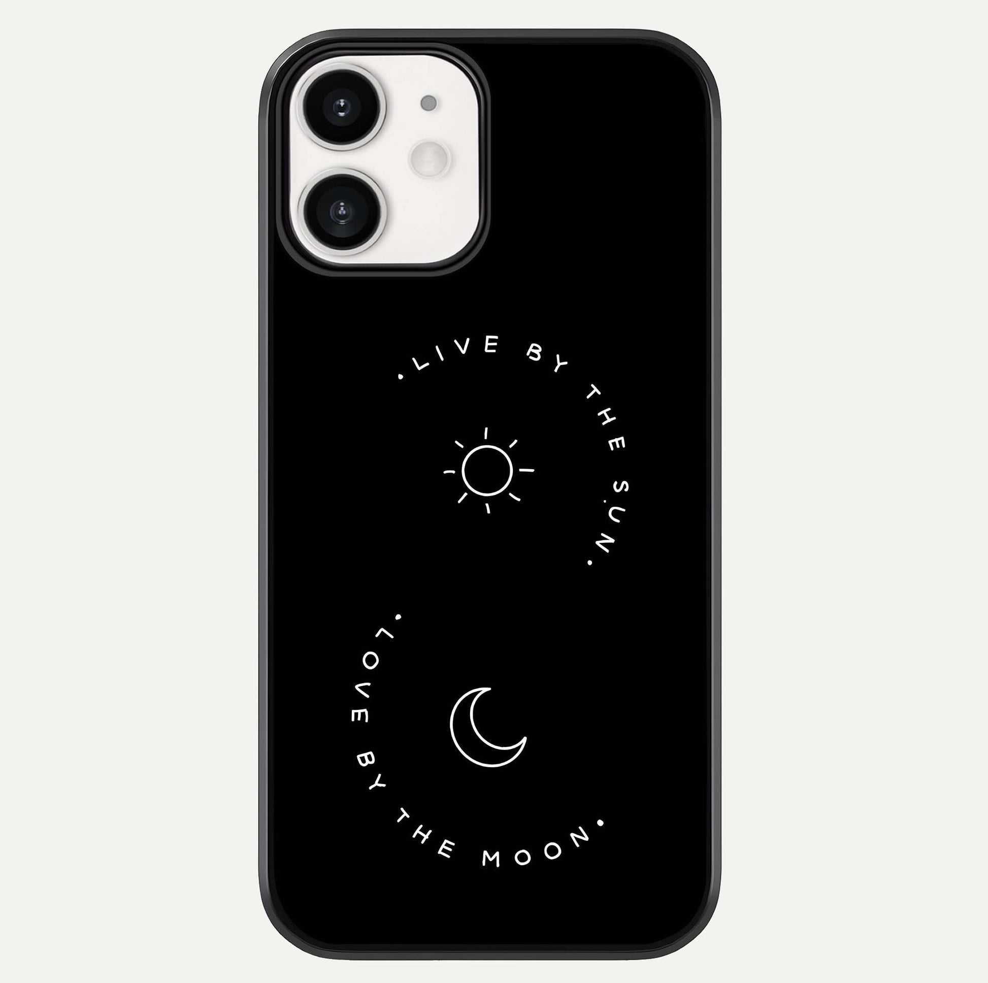 Sun Moon Balance Glass Case For iphone-12 by Custom World