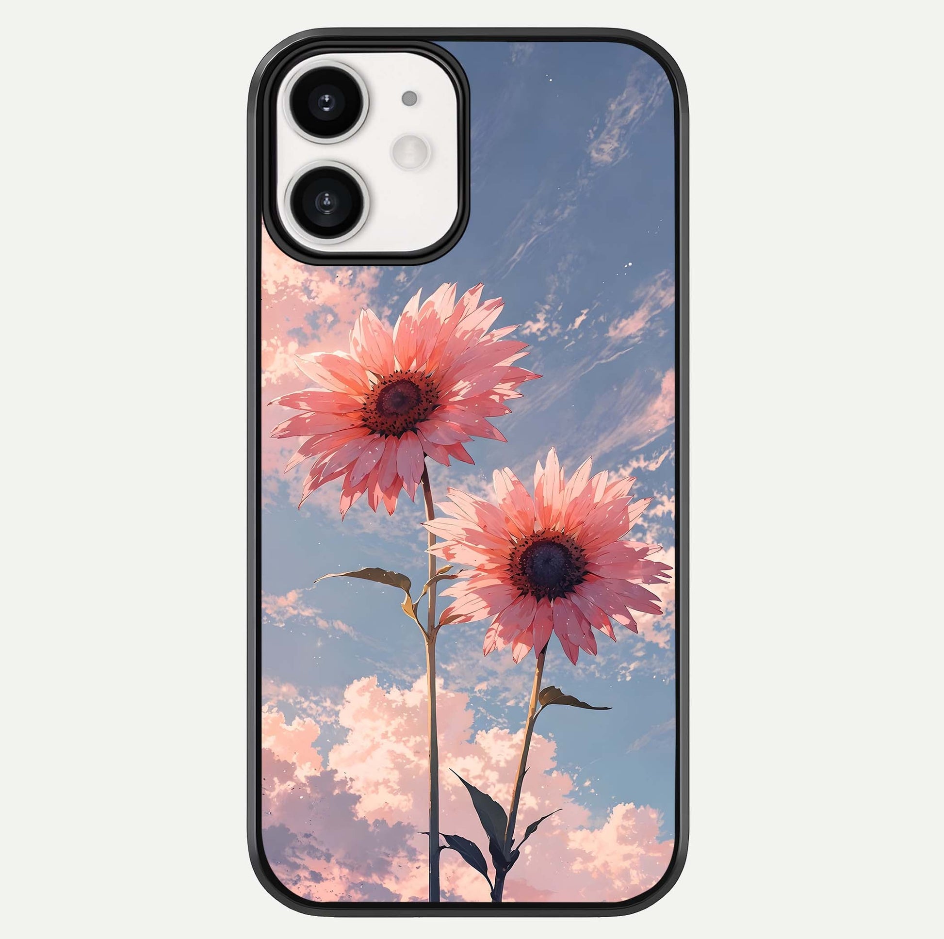 Sunlit Daisy Glow Glass Case For iphone-12 by Custom World