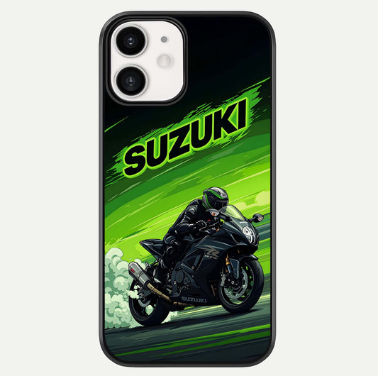 Suzuki Speed Beast Glass Case For iphone-12 by Custom World