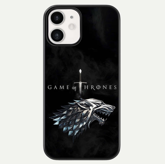 Throne Wolf Legacy Glass Case For iphone-12 by Custom World