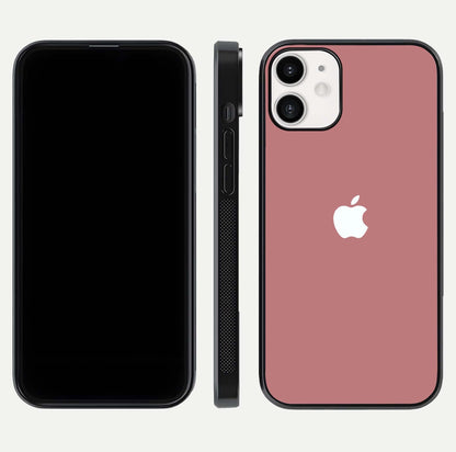 Apple Harmony Glass Case for iPhone 12 Mini front and back mockup showing harmony pattern and clean edge design