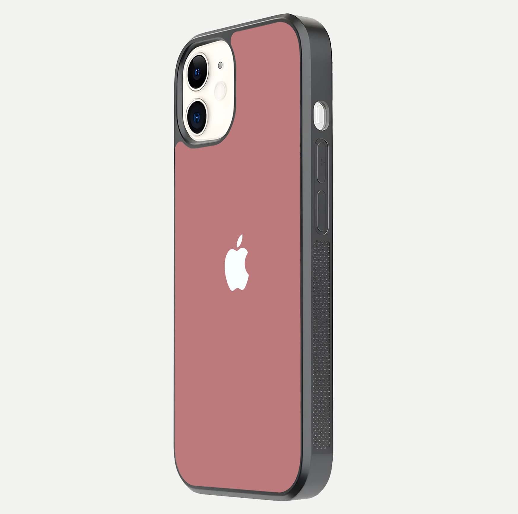 Apple Harmony Glass Case for iPhone 12 Mini side-angle image showing harmony design and smooth gloss edge