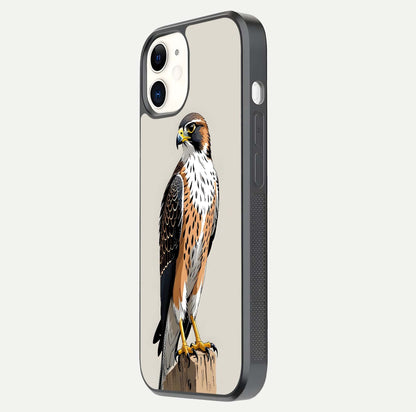 Clever Eagle Glass Case for iPhone 12 Mini side-angle photo capturing edge polish and shine reflection