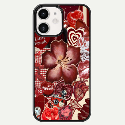 Aesthetic Little Freak Glass Case For iPhone 12 Mini by Custom World