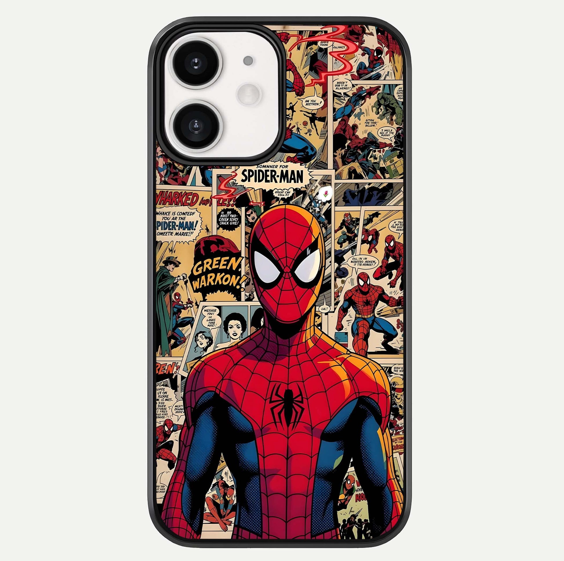 Aesthetic Spider Glass Case For iPhone 12 Mini by Custom World