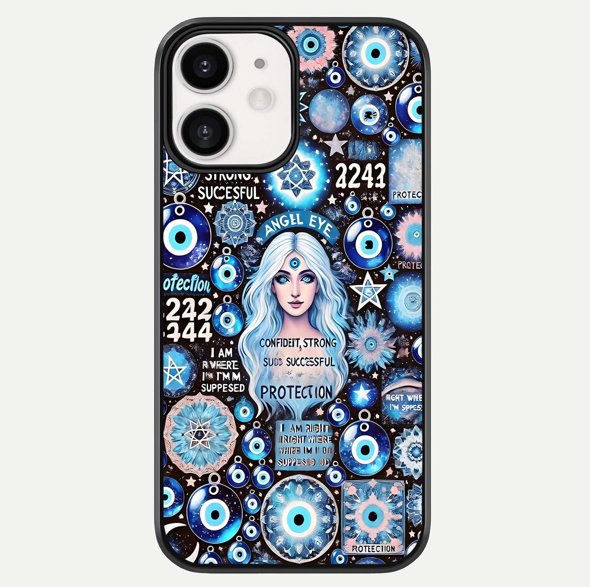 Angel Aura Shield Glass Case For iPhone 12 Mini by Custom World