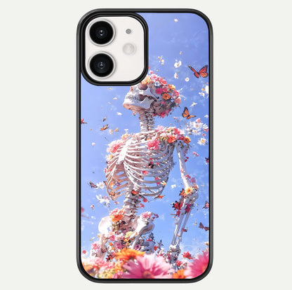 Bloom Beyond Bones Glass Case For iPhone 12 Mini by Custom World