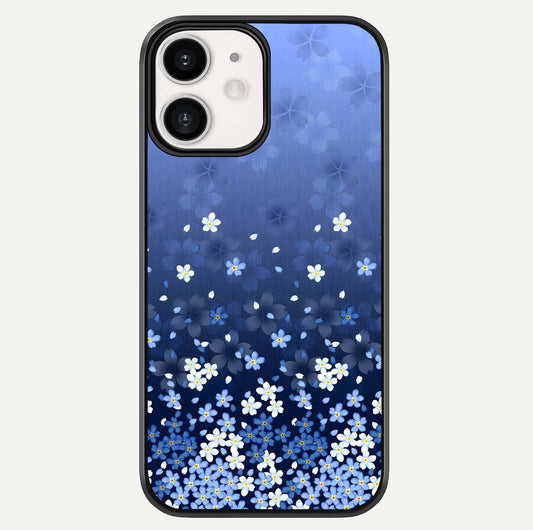 Blue Starry Glass Case For iPhone 12 Mini by Custom World