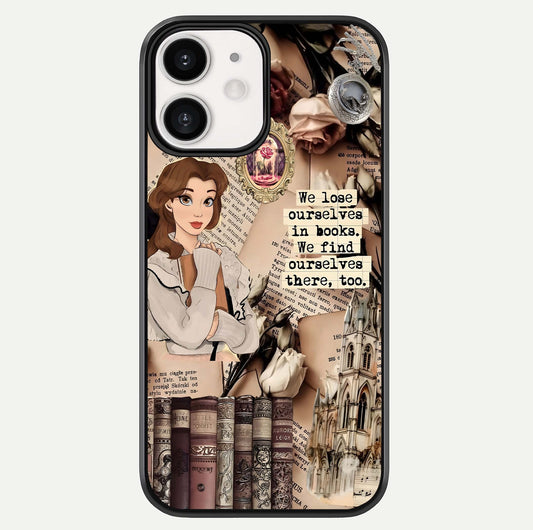 Bookish Dream World Glass Case For iPhone 12 Mini by Custom World