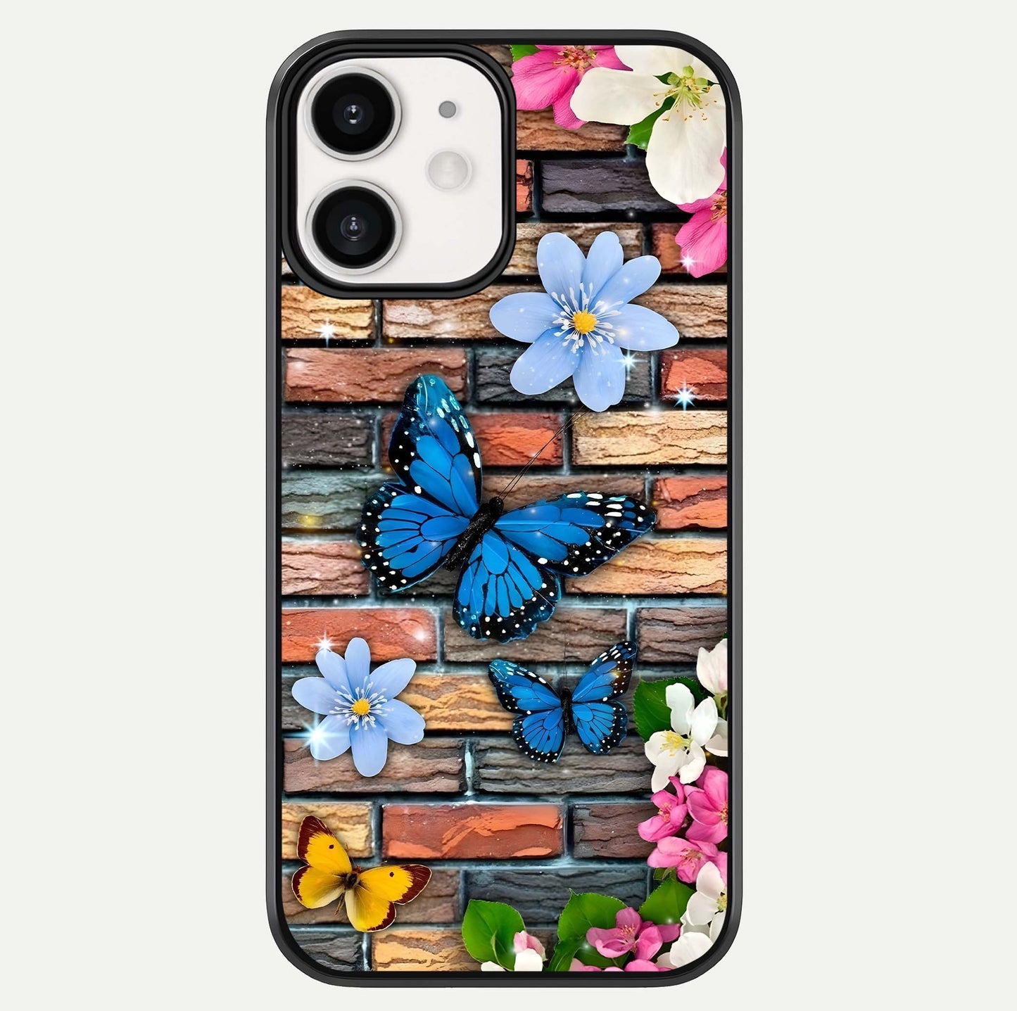 Brick Bloom Flight Glass Case For iPhone 12 Mini by Custom World
