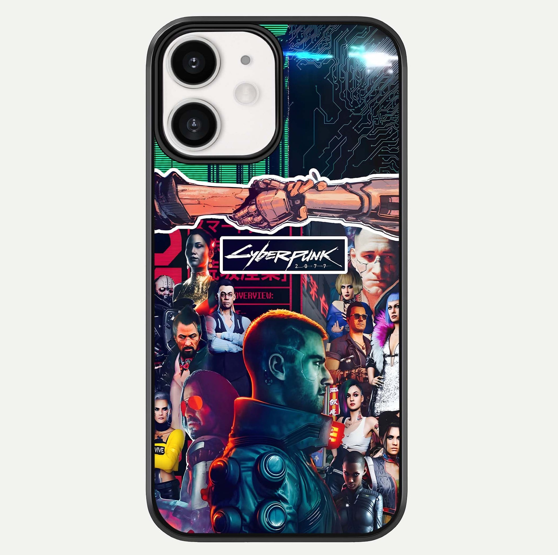 CYBERPUNK Legacy Glass Case For iPhone 12 Mini by Custom World