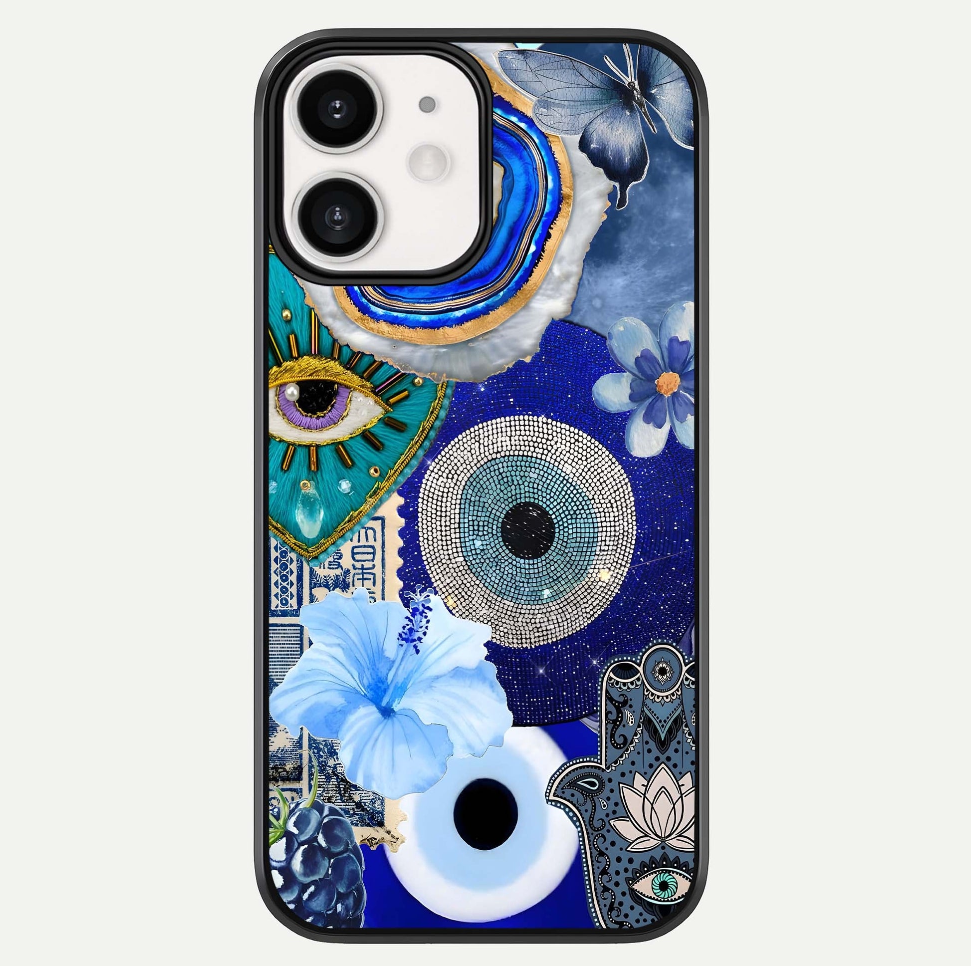 Celestial Celestial Blue Vision Glass Case For iPhone 12 Mini by Custom World