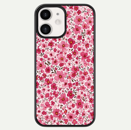Cherry Blossom Charm Glass Case For iPhone 12 Mini by Custom World