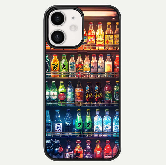 Colorful Soda Bottles Glass Case For iPhone 12 Mini by Custom World